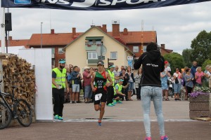Målgång Mora Triathlon 2015